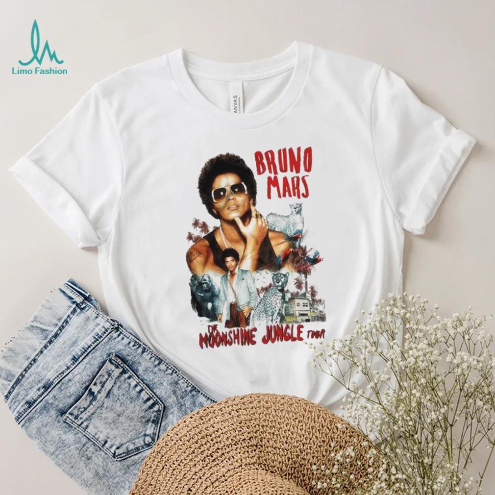 Bruno Mars the moonshine jungle tour shirt Bruno Mars the moonshine jungle tour shirt