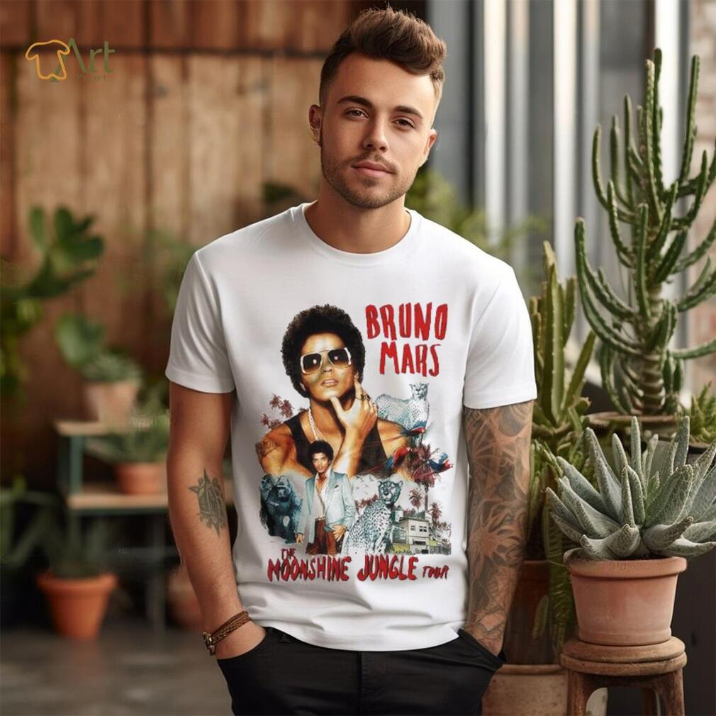 Bruno Mars the moonshine jungle tour shirt Bruno Mars the moonshine jungle tour shirt