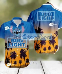 Bud Light Stitch Tropical Hawaiian Shirt Gift For Men And Women