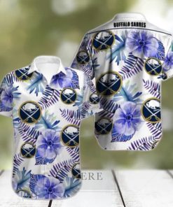 Buffalo Sabres Hawaiian Shirt Tropical Flowers Summer Style Gift For Men And Women