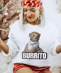 Burrito cat shirt