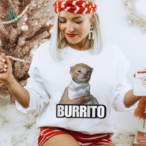 Burrito cat shirt