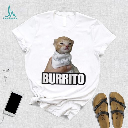 Burrito cat shirt