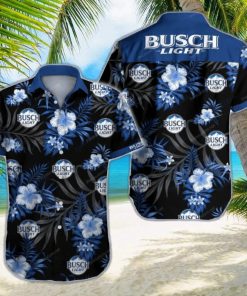 Busch Light Hawaiian Shirt Hibiscus Gift For Beach Holiday