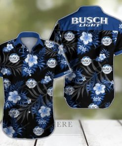 Busch Light Hawaiian Shirt Hibiscus Gift For Beach Holiday