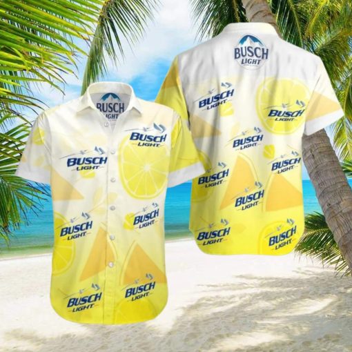 Busch Light Hawaiian Shirt Lemon And Watermelon Birthday Gift For Beach Lover