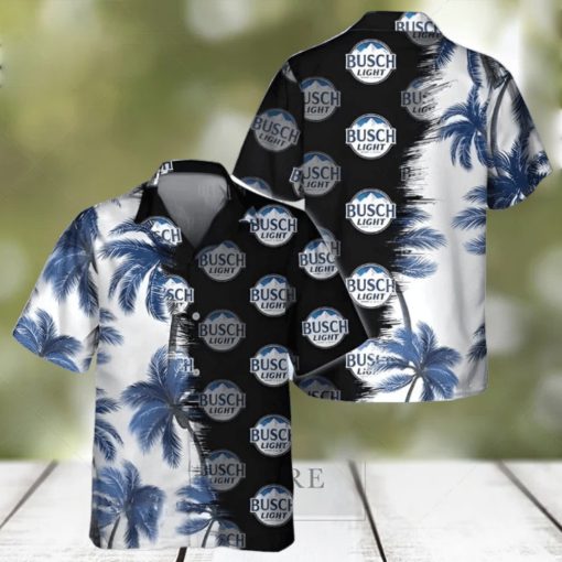 Busch Light Hawaiian Shirt Palm Trees Beach Gift For Friend