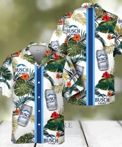 Busch Light Hawaiian Shirt Tropical Summer Flowers Beach Lover Gift