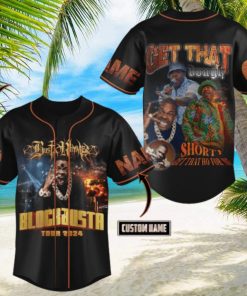 Busta Rhymes Blockbusta Tour 2024 Custom Baseball Jersey
