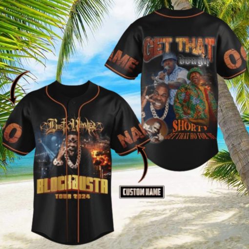 Busta Rhymes Blockbusta Tour 2024 Custom Baseball Jersey