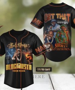 Busta Rhymes Blockbusta Tour 2024 Custom Baseball Jersey