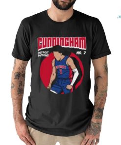 Cade Cunningham Comic Style Art T shirt