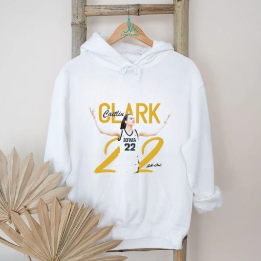Caitlin Clark 22 Basketball Iowa Hawkeyes Player signature shirt