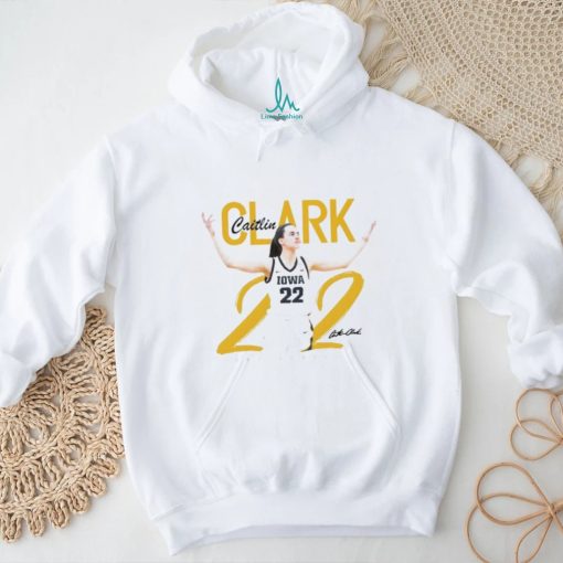 Caitlin Clark 22 Basketball Iowa Hawkeyes Player signature shirt