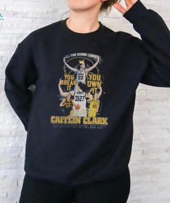 Caitlin Clark Merch All Time Scoring Leader Basketball Fan Shirt