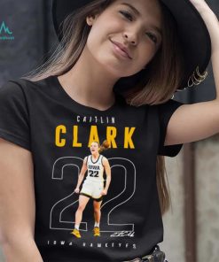 Caitlin Clark NCAA Basketball Player Iowa Hawkeyes signature shirt