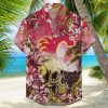 Coors Light Hawaiian Shirt Tropical Flowers All Over Print