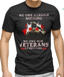 Canada We Owe Illegals Nothing We Owe Our Veterans Everything Shirt