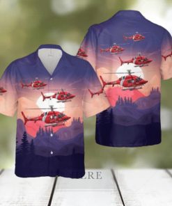Canadian Coast Guard Bell 429 Global Ranger Hawaiian Shirt Beach Shirt For Men Women