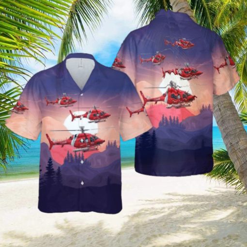 Canadian Coast Guard Bell 429 Global Ranger Hawaiian Shirt Beach Shirt For Men Women