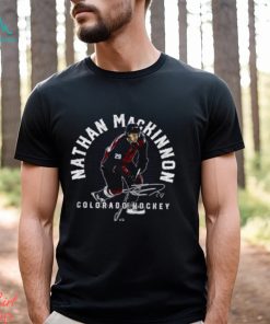 Canadian professional ice hockey Colorado Avalanche nathan mackinnon emblem T Shirt