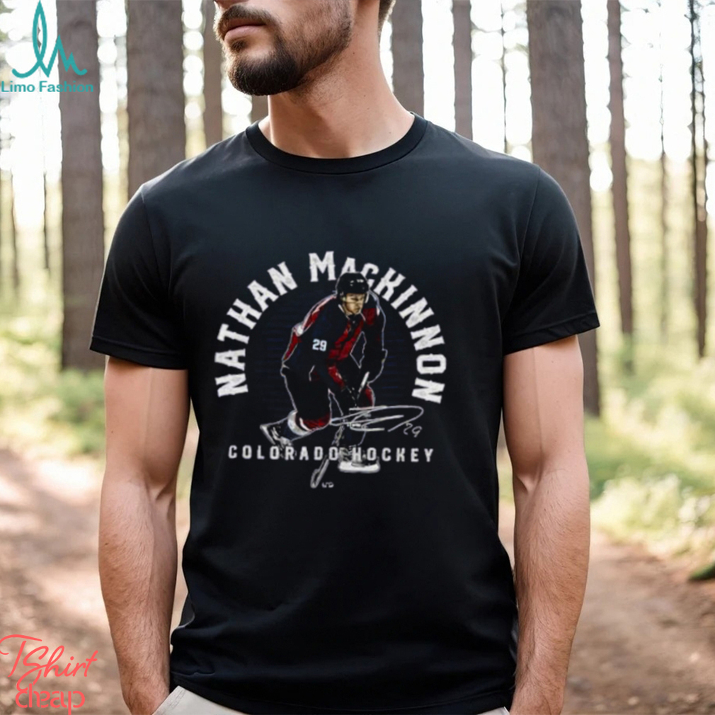 Canadian professional ice hockey Colorado Avalanche nathan mackinnon emblem T Shirt Canadian professional ice hockey Colorado Avalanche nathan mackinnon emblem T Shirt