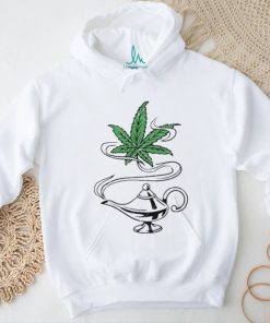 Cannabis Magic Lamp Funny Weed Dope Leaf shirt