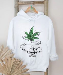 Cannabis Magic Lamp Funny Weed Dope Leaf shirt