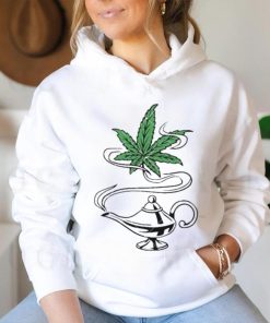 Cannabis Magic Lamp Funny Weed Dope Leaf shirt