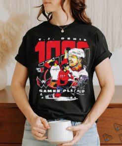 Capitals Tj Oshie 1000 Game Players Shirt