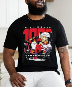Capitals Tj Oshie 1000 Game Players Shirt