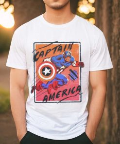 Captain America Marvel marching forward shirt