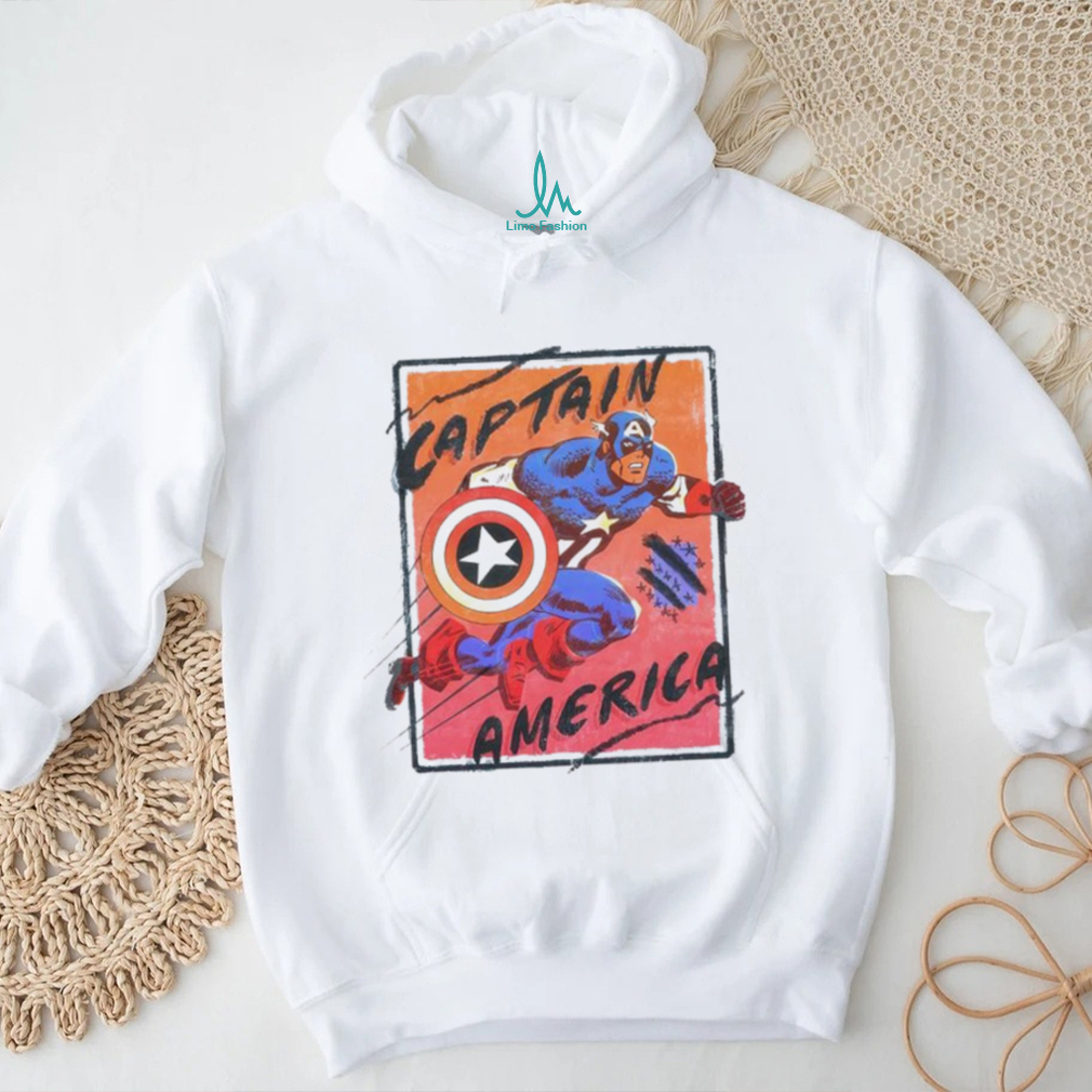 Captain America Marvel marching forward shirt Captain America Marvel marching forward shirt