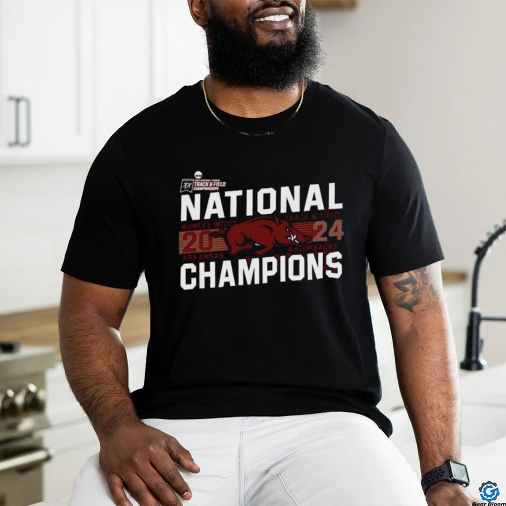 Cardinal Arkansas Razorbacks 2024 NCAA Women’s Indoor Track & Field National Champions Shirt Cardinal Arkansas Razorbacks 2024 NCAA Women’s Indoor Track & Field National Champions Shirt