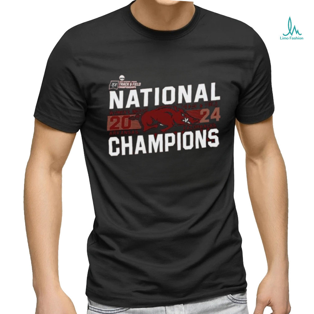 Cardinal Arkansas Razorbacks 2024 NCAA Women’s Indoor Track & Field National Champions Shirt Cardinal Arkansas Razorbacks 2024 NCAA Women’s Indoor Track & Field National Champions Shirt