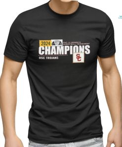 Cardinal USC Trojans 2024 Pac 12 Women’s Basketball Conference Tournament Champions Locker Room shirt