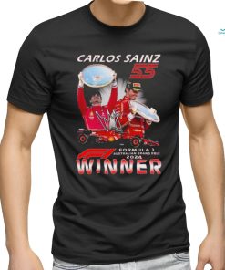 Carlos Sainz 55 Formula 1 Australian Grand Prix 2024 Winner T shirt