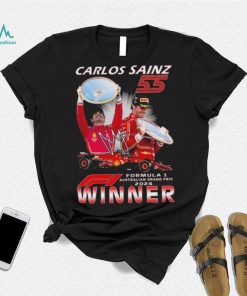 Carlos Sainz 55 Formula 1 Australian Grand Prix 2024 Winner T shirt