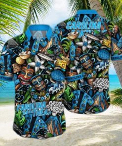 Carolina Panthers NFL Flower Hawaii Shirt And Tshirt For Fans