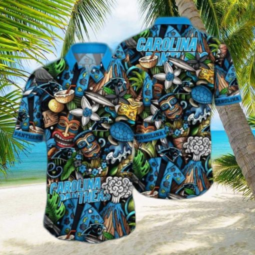 Carolina Panthers NFL Flower Hawaii Shirt And Tshirt For Fans