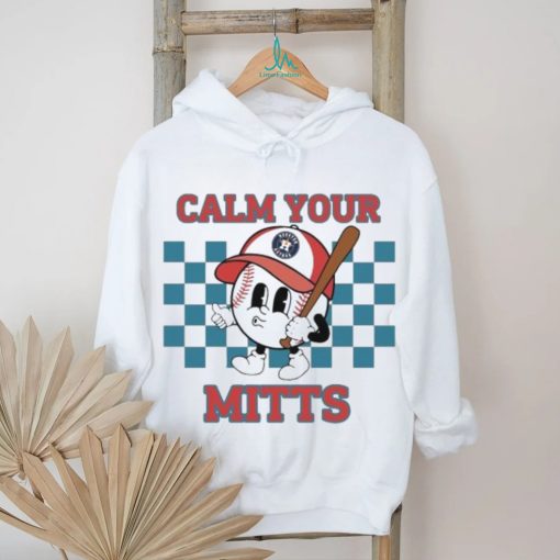 Cartoon Baseball Whistling Wear Houston Astros Hat Holding Bat Calm Your Mitts shirt