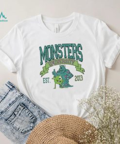 Cartoon Monsters university est 2013 shirt