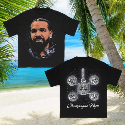 Casnafashion Drake Champagne Papi Graphic shirt