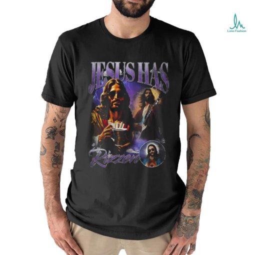 Casnafashion Jesus Has Rizzen White Vintage 90s Shirt