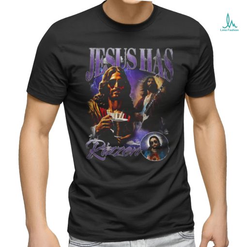 Casnafashion Jesus Has Rizzen White Vintage 90s Shirt