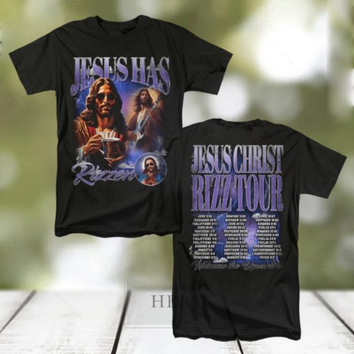 Casnafashion Jesus Rizz Tour Merch Edition Vintage 90s Shirt