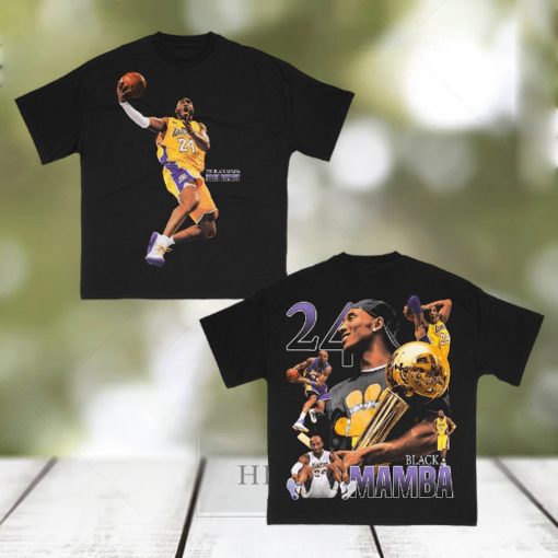 Casnafashion Kobe Bryant Black Mamba Graphic shirt