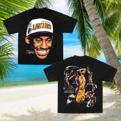 Casnafashion Kobe Bryant Lakers Graphic Tee shirt