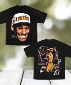 Casnafashion Kobe Bryant Lakers Graphic Tee shirt
