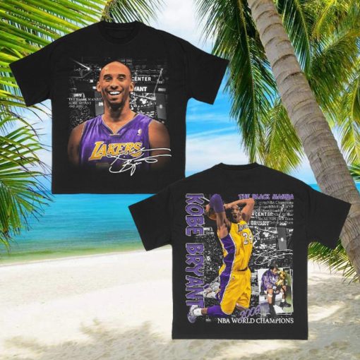 Casnafashion Kobe Bryant Lakers Nba World Champions 2009 Graphic shirt